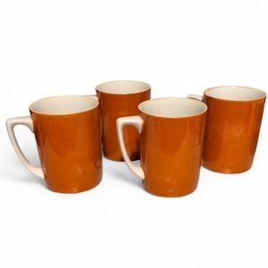 Mcm Orange and Brown Dinnerware